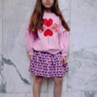 Sweater Four Hearts Pink - Daily Brat