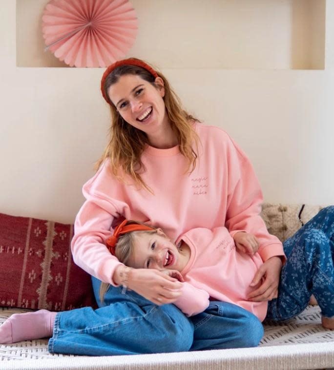 Sweater Mini - Cherry Blossom - Elle & Rapha Sweater Mini - Cherry Blossom - Elle & Rapha