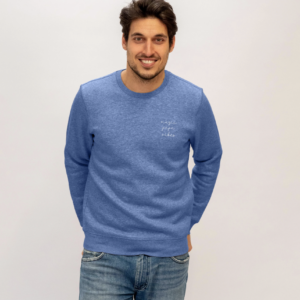 Sweater Papa - Azur - Elle & Rapha