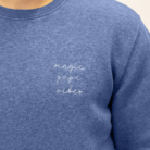 Sweater Papa - Azur - Elle & Rapha