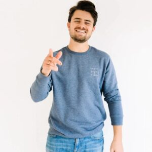 Sweater Papa - Ocean Blue - Elle & Rapha