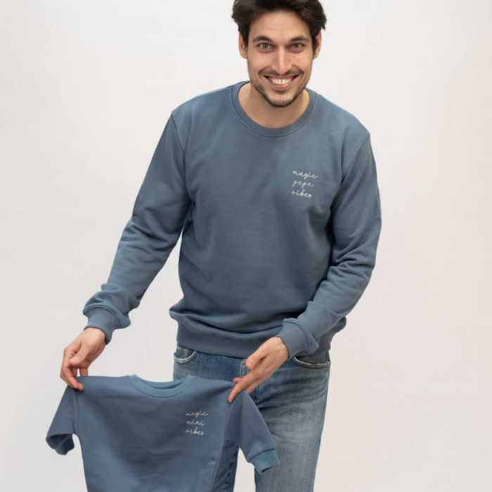 Sweater Papa - Petrol - Elle & Rapha Sweater Papa - Petrol - Elle & Rapha