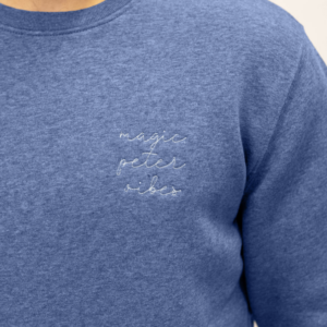 Sweater Peter - Azur - Elle & Rapha