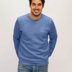 Sweater Peter - Azur - Elle & Rapha