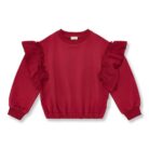 Sweater Ruffles - Garnet − Petit Blush