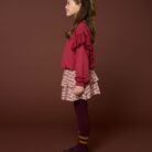 Sweater Ruffles - Garnet − Petit Blush