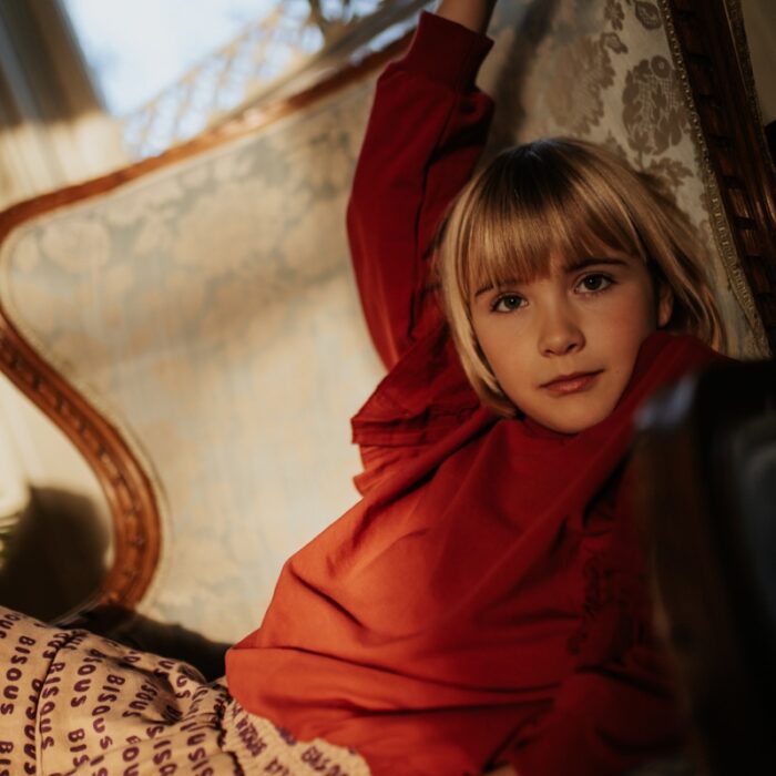 Sweater Ruffles - Garnet − Petit Blush Sweater Ruffles - Garnet − Petit Blush