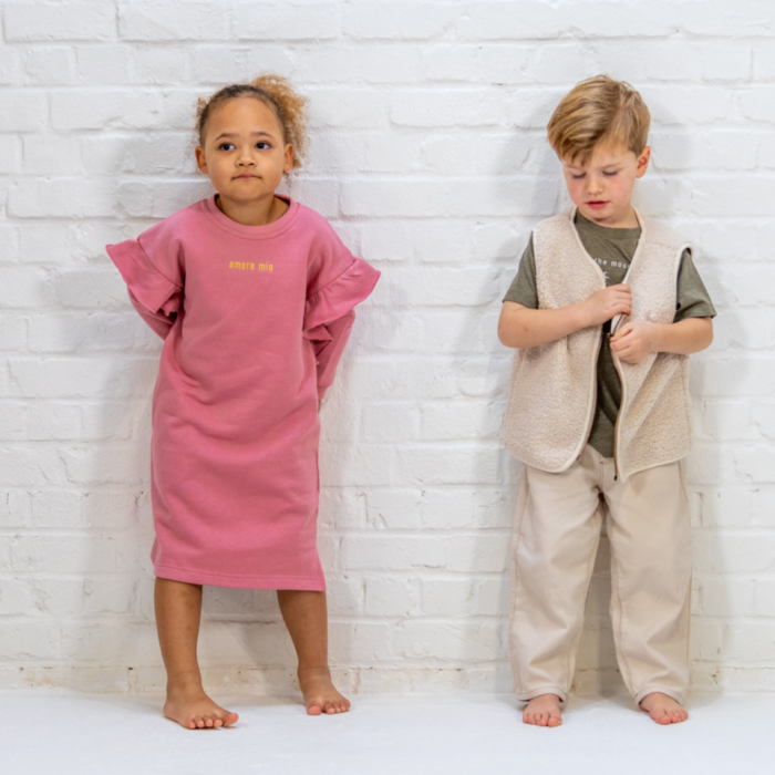 Sweaterdress Little - Soft Pink Amore Mio - Elle & Rapha