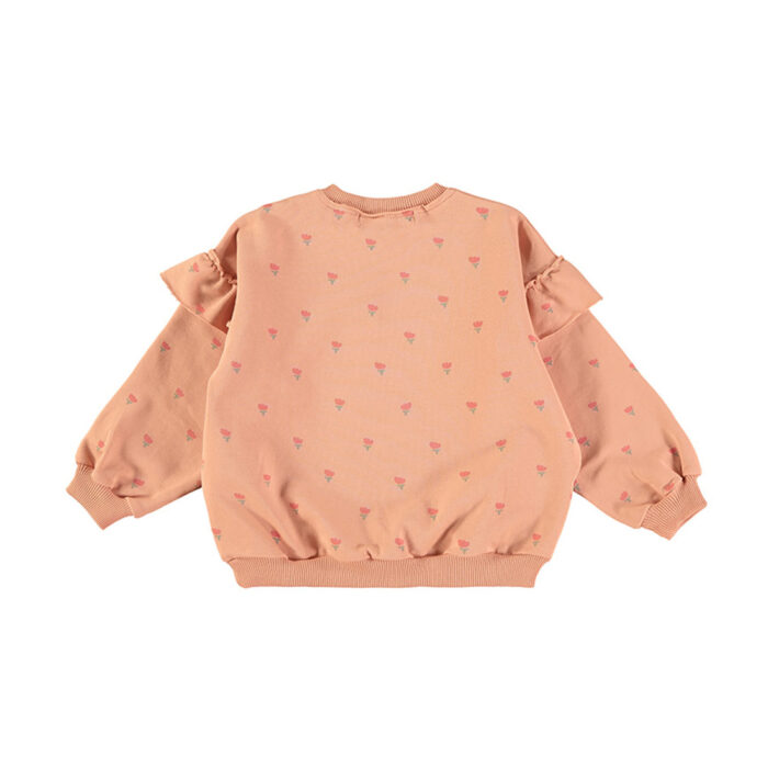 Sweatshirt - Poppies Apricot - Babyclic Sweatshirt - Poppies Apricot - Babyclic