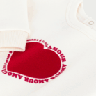 Sweatshirt Heart - Milk - Petit Bateau