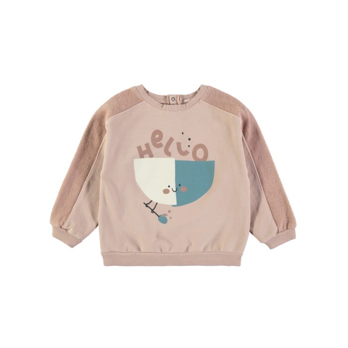 Sweatshirt Soup Pink - Babyclic Sweatshirt Soup Pink - Babyclic