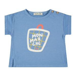 T-Shirt - Shopping Bag Blue - Babyclic