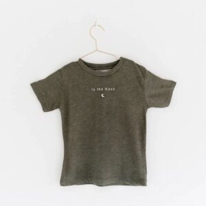 T-Shirt Mini - To The Moon - Khaki - Elle & Rapha