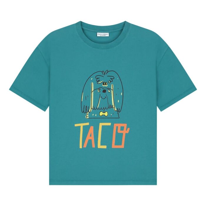 Taco T-Shirt Teal - Daily Brat Taco T-Shirt Teal - Daily Brat