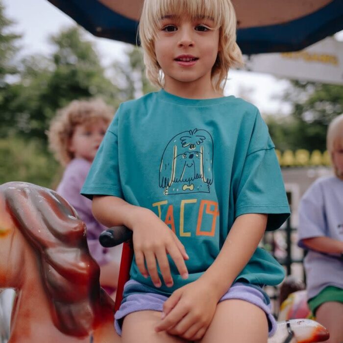 Taco T-Shirt Teal - Daily Brat Taco T-Shirt Teal - Daily Brat