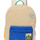 Teddy Midi Backpack - Ecru/Cobalt - Studio Noos