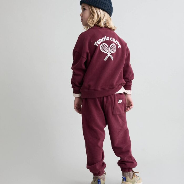 Tennis Sweatshirt - Pomegranate - Buho Tennis Sweatshirt - Pomegranate - Buho