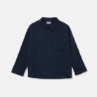 Textured baby shirt - Navy - My Little Cozmo
