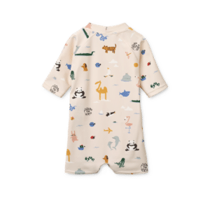 Thor Baby Swim Jumpsuit - Around the world / Sandy - Liewood