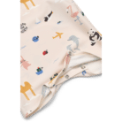 Thor Baby Swim Jumpsuit - Around the world / Sandy - Liewood