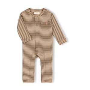 Tof Onesie - Moss Stripe - Nixnut
