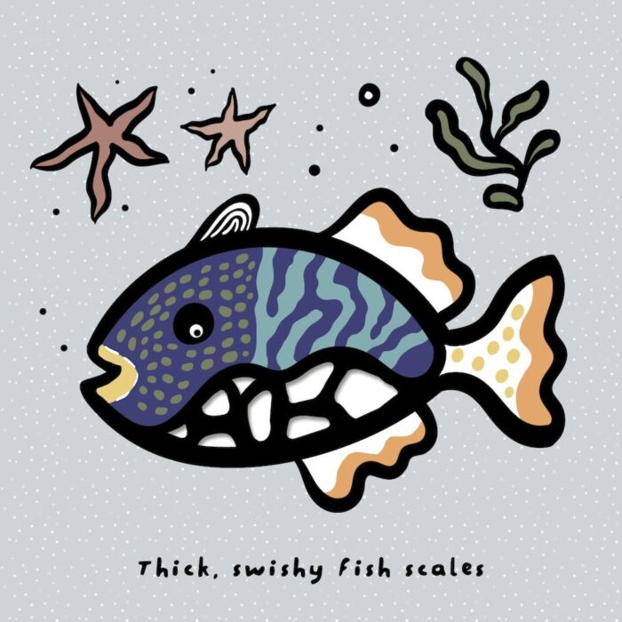 Touch & Feel Book – Scales - Wee Gallery