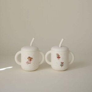 Training Cup + Straw - Fairy Mice - Mushie