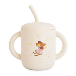 Training Cup + Straw - Fairy Mice - Mushie