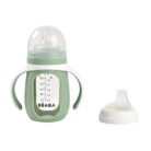 Training Glazen Fles 210ml - Sage Green - Beaba