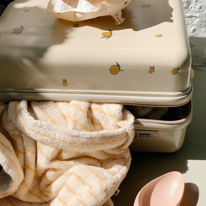 Travel suitcase - Lemon - Konges Slojd Travel suitcase - Lemon - Konges Slojd
