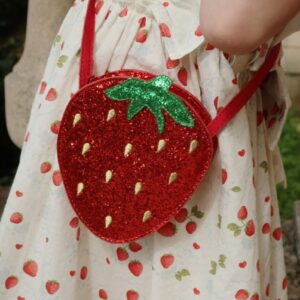 Tut Strawberry Shoulder Bag - Barbados Cherry - Konges Slojd Tut Strawberry Shoulder Bag - Barbados Cherry - Konges Slojd