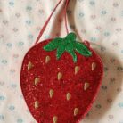 Tut Strawberry Shoulder Bag - Barbados Cherry - Konges Slojd