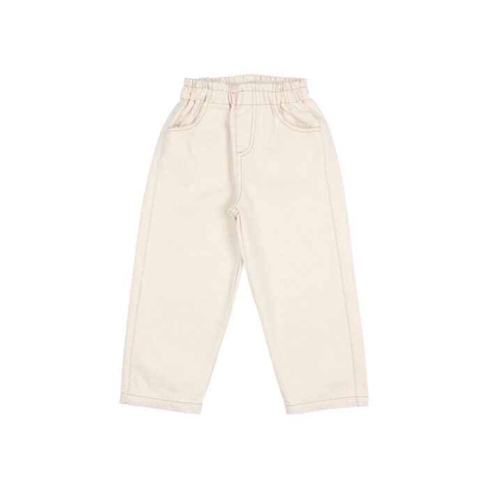 Twill Pants - Ecru - Buho