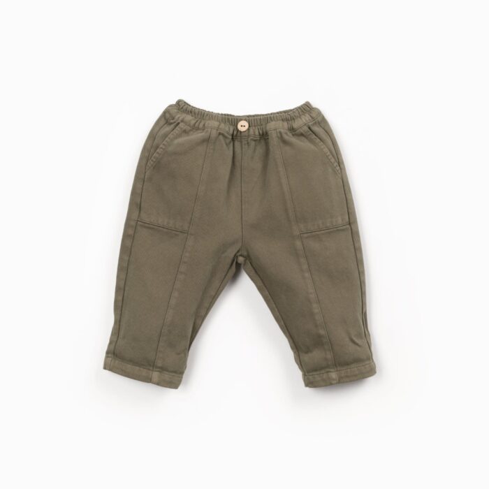 Twill Trousers - Stones - Play Up Twill Trousers - Stones - Play Up