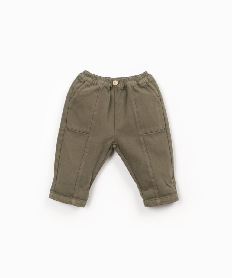 Twill Trousers - Stones - Play Up
