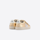 Veja Esplar Velcro Leather - White Gold