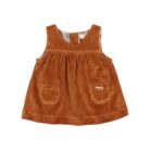 Velour Dress - Toffee - Buho Mini