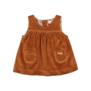 Velour Dress - Toffee - Buho Mini