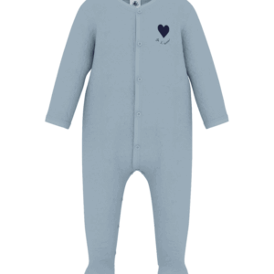 Velours Pyjama - Soft Blue - Petit Bateau