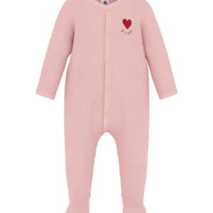Velours Pyjama - Soft Pink - Petit Bateau
