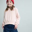 Velvet Hoodie - Cream Pink - Buho