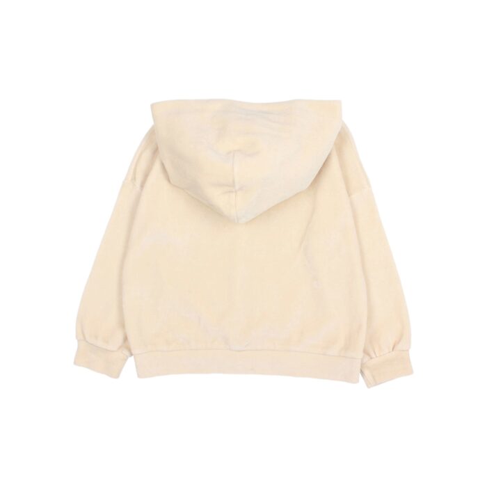 Velvet Sweatshirt - Ivory - Buho