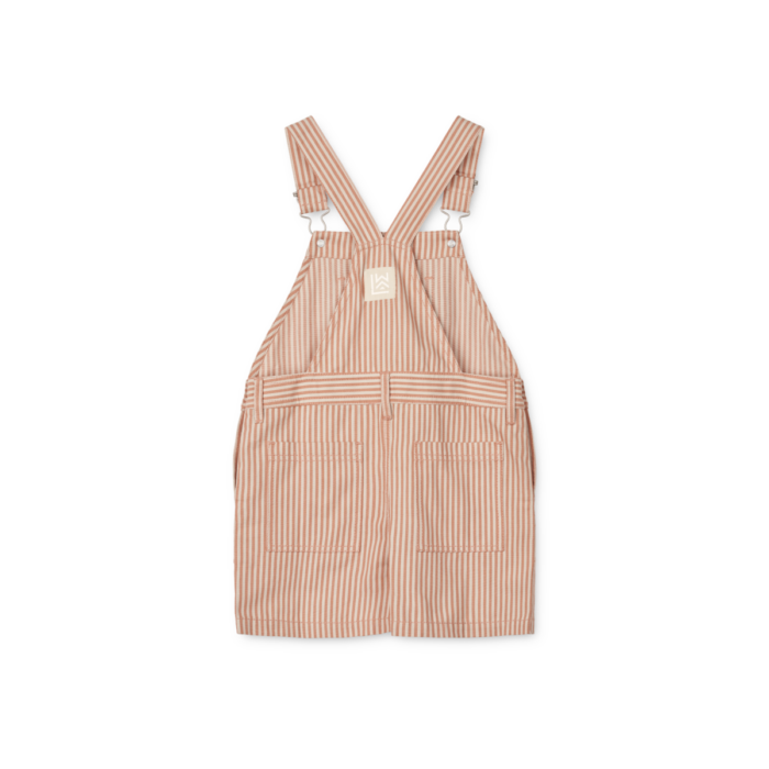 Venedict Stripe Dungaree - Tuscany Rose/Sandy - Liewood Venedict Stripe Dungaree - Tuscany Rose/Sandy - Liewood