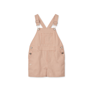 Venedict Stripe Dungaree - Tuscany Rose/Sandy - Liewood Venedict Stripe Dungaree - Tuscany Rose/Sandy - Liewood