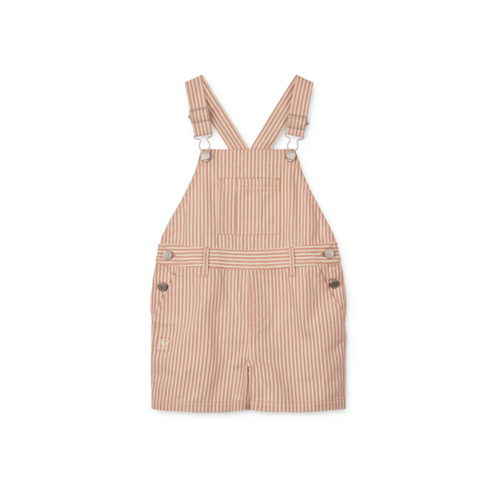 Venedict Stripe Dungaree - Tuscany Rose/Sandy - Liewood Venedict Stripe Dungaree - Tuscany Rose/Sandy - Liewood