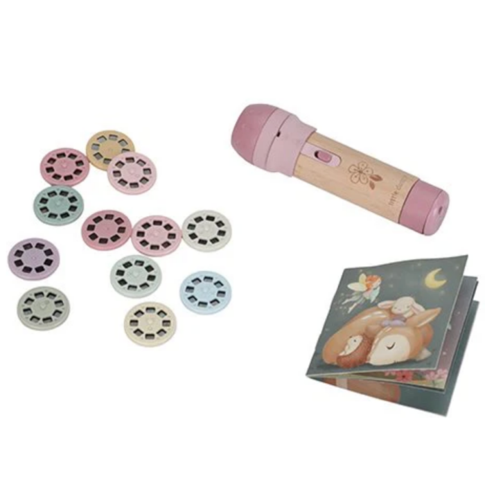 Verhalen Projector Zaklamp - Roze - Little Dutch