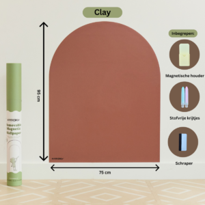 Verplaatsbare Magnetische Muursticker - Clay - Kinderly