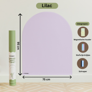 Verplaatsbare Magnetische Muursticker - Lila - Kinderly