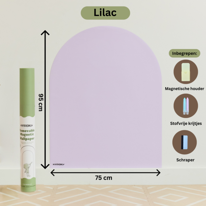 Verplaatsbare Magnetische Muursticker - Lila - Kinderly