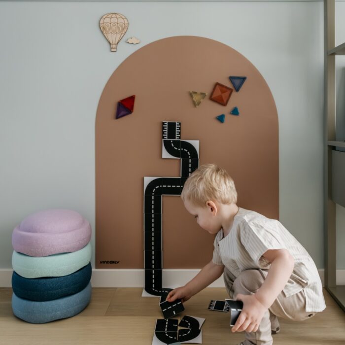 Verplaatsbare Magnetische Muursticker - Mocha - Kinderly